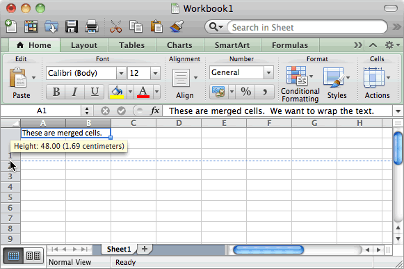 How To Wrap Text On Excel For Mac